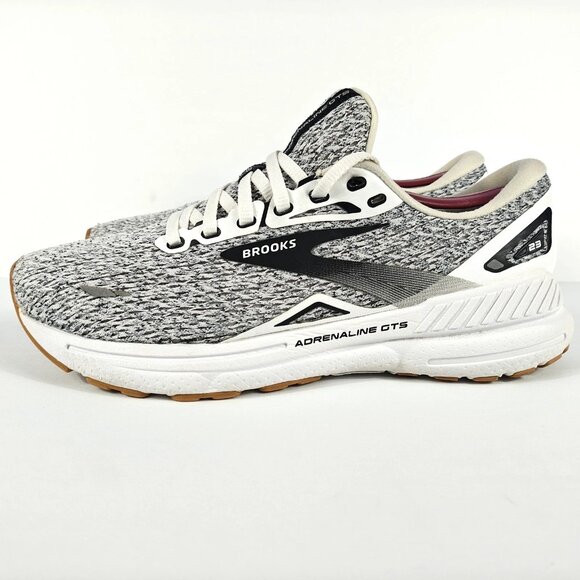 Brooks Adrenaline GTS 23 Women's Size 8 Running Shoes Sneakers Oreo 1203811B112 - Picture 11 of 16